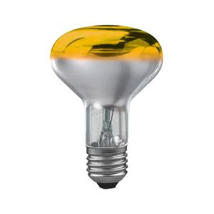 25062 Лампа R80 рефлект., желтая-прозрачн. E27, 60W Reflector lamps for directed light in spotlights, spots and downlights 250.62 Paulmann