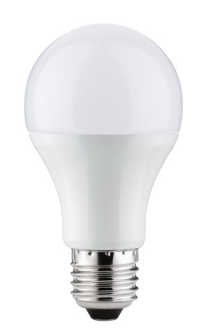 28348 LED Premium AGL 12,5W E27 230V 6500K The 10-watt general lamp emits its light in all directions. Even large lampshades are illuminated uniformly. It has a daylight white light colour and fits in all standard E27 sockets. 283.48 Paulmann