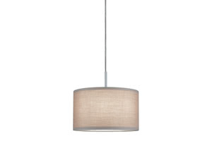 60352 The high-quality textile lampshades in the Tessa series are a real eye-catcher in your living room. Together with DecoSystems spots and pendants they are not simply versatile and decorative, but also provide a warm light, lending your room a cosy atmosphere. 603.52 Paulmann