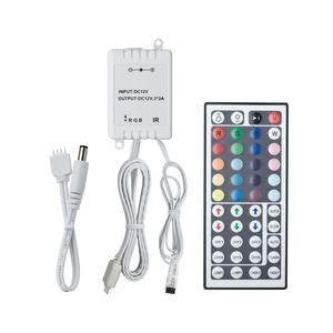 70202 Контроллер с пультом LED RGB-Control 12V DC mit IR To use YourLED or YourLED ECO RGB strips you will need an RGB controller. The RGB controller with remote control combines ease of use with a wide range of control options, including dimmability, programmable colour change and light effects. 702.02 Paulmann