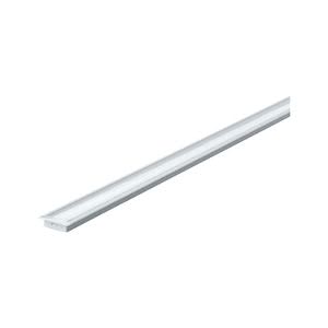 70410 Профиль для LED ленты с матовым экраном 100 cm alu The Floor Profile can be fitted out with LED strips in the light colour of your choice, thus providing decorative effects for skirting boards and closing edges. It can also be used for orientation or guiding purposes in shady and hazardous areas. Continuous light with efficient LED placement. Can also be used as decorative edging or optical partition lines if required. The profile can stand loads of up to 130В kg, can be glued into floor surfaces from 8В mm in thickness or in furniture items with material thickness of at least 12В mm. 704.10 Paulmann