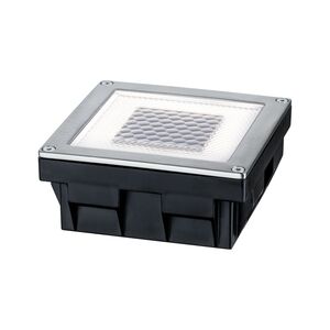 93774 Светильник на солн. батареях Solar Boden Cube IP67 LED 1x0,24W This solar floor recessed luminaire can provide you with light anywhere in the garden вЂ“ without having to install any cables. Solar cells enable the floor recessed luminaires to operate completely without electricity. Replaceable rechargeable batteries are charged by sunlight during the day and the LEDs light up when evening sets in. Thanks to its IP67 protection type, the floor recessed luminaire is guaranteed waterproof, stainless and suited for installation in walkable outdoor areas вЂ“ the luminaire can easily withstand up to 500В kg in weight. 937.74 Paulmann