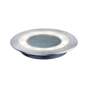 93777 Светильник уличный на солн. батареях Solar Boden Jupiter IP67 1x__W This solar floor recessed luminaire can provide you with light anywhere in the garden вЂ“ without having to install any cables. Solar cells enable the floor recessed luminaires to operate completely without electricity. Replaceable rechargeable batteries are charged by sunlight during the day and the LEDs light up when evening sets in. Thanks to its IP67 rating, the floor recessed luminaire is guaranteed waterproof, stainless and suited for installation in walkable outdoor areas вЂ“ the luminaire can easily withstand up to 1,000В kg in weight. 937.77 Paulmann