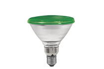 27283 Лампа PAR38 рефлект., зеленая E27, 122мм 80W Reflector lamps for directed light in spotlights, spots and downlights 272.83 Paulmann