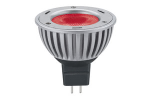 28058 Лампа LED Свеча 3W GU5,3 40  Красный 280.58 Paulmann