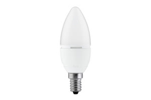 28159 Лампа LED Свеча 5W E14 230V Warmwei? Candle bulbs for use with chandeliers, ceiling and wall lamps. 281.59 Paulmann