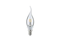 28170 Лампа LED свеча на ветру. 2,2W E14, прозр. Candle bulbs for use with chandeliers, ceiling and wall lamps. 281.70 Paulmann