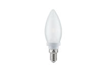 28266 Лампа светодиодная Свеча 2,5W E14, матовая Candle bulbs for use with chandeliers, ceiling and wall lamps. 282.66 Paulmann