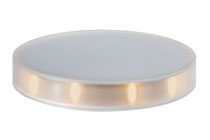LED Night-Disc veilleuse titane/ambré livré avec chargeur