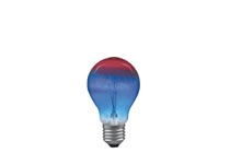 40039 Лампа AGL, E27, красный/голубой, 25W The general lamp in the original shape of electrical lighting. 400.39 Paulmann