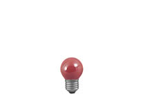 Light bulb, drop, 25 W E27, red 230 V