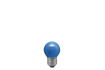 Light bulb, drop, 25 W E27, blue 230 V