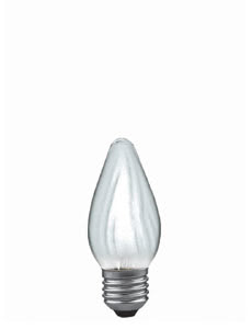 52340 Лампа свеча сатин, E27, 50мм 40W Flambeau A softer, fuller version of a standard candle light bulb. Guaranteed non-glare due to the satin surface. The structure is softly waved and therefore especially suited for dйcor oriented interior designs. 523.40 Paulmann