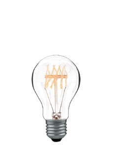 70063 Лампа накаливания Rustuka Retro 60 W E27 прозрачн. Die Allgebrauchslampe in der Urform der elektrischen Beleuchtung. 700.63 Paulmann