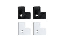 YourLED Edge Connector 90В° 4 Pack, white, black, plastic