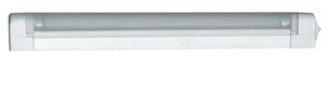 TIP Home & Office Slimline cabinet lamp 8W G5 Blanc 230V alu/Cristal