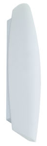 Living Spano aplique 40W E14 Opal 230V Aluminio/Cristal