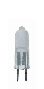 Halogen Stiftsockel mit Axialwendel 35W GY6,35 12V 12mm Satin