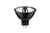 Low-voltage reflector lamp, accent, 20 W GU5.3, black 12 V