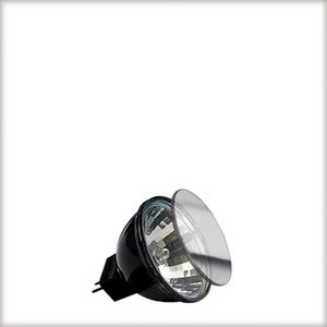 Low-voltage reflector lamp, accent, 35 W GU4, black 12 V