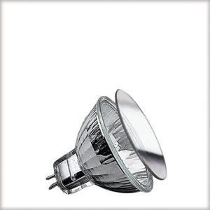 Low-voltage halogen reflector lamp, security, 35 W GU5.3, silver 12 V