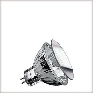 83318 Лампа KLS Mattglas 38  50W GU5,3 12V 51mm Satin Halogen bulbs guarantee bright light - too bright for some of us. That"s why there are specially frosted halogen bulbs. The grafted surface ensures an even illumination without shadows. The light is much less glaring than regular halogen bulbs. 833.18 Paulmann