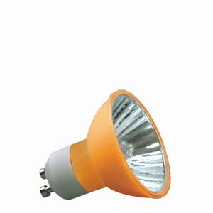 Halógeno-reflector lamp 35W GU10 230V 51mm Naranja