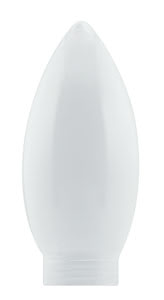 87576 Glas Kerze Minihalogen Opal Candle bulbs for use with chandeliers, ceiling and wall lamps. 875.76 Paulmann