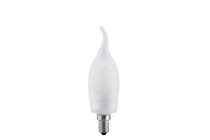 88069 Лампа энергосбер. 7W E14 D=42 сатин Candle bulbs for use with chandeliers, ceiling and wall lamps. 880.69 Paulmann