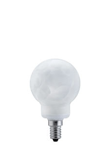 Lámp. Bajo Consumo Globe 60 7W E14 Alabastro Blanco cálido