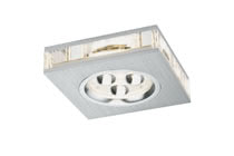 92538 Светильник встраиваемый Premium EBL Liro eckig LED 1x3W Alu-g Elegant material - high-quality finish. The decorative LED recessed lights of the Premium Line offer efficient but homelike warm white LED light and meet the most stringent standards for material quality and design. 925.38 Paulmann