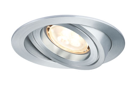 92623 PremEBL Drilled rund schw.LED 3x4W GU10 Elegant material вЂ“ high-quality finish. The individually swivelling LED recessed luminaires in the Premium Line offer efficient but homelike warm white LED light and meet the most stringent standards for material quality and design. 926.23 Paulmann