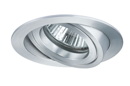 92631 PremEBL Set Drilled 6x28W Alu rund schwb Elegant material вЂ“ high-quality finish. The individually swivelling halogen 12В V recessed luminaires of the Premium Line offer brilliant light and fulfil even the highest expectations for material quality and design. 926.31 Paulmann