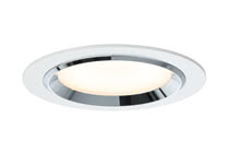 Premium line recessed light set, Dot LED White, chrome, rigid, 3-pc. set