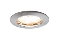 Recessed luminaire LED Coin clear round 6.8W iron 1-piece set