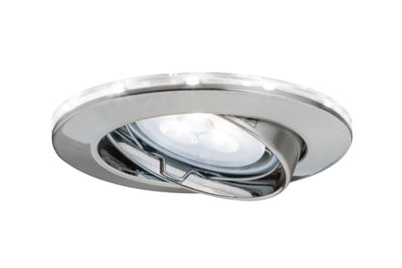 93801 Star EBLschw m.LED Ring Shine 3x4,5W Eis Energy saving LED technology paired with starry sky effect вЂ“ Paulmann Star Line LED ring set offers this special combination. The individually swivelling LED recessed luminaires in the Premium Line are notable not only for their stylish design and high quality materials, but also because they are very efficient. With the LED starry sky rings, you can easily create brilliant lighting accents and breathtaking lighting installations guaranteed to attract attention. 938.01 Paulmann