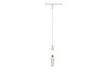 95005 Св-к URail L&E Pendel 1x11W E27 230V, белый The URail rail pendant -2Easy- is delivered without a lamp shade for the lamps, meaning the lamp shade must be ordered separately. This way, you can add your very own personal touch to the luminaires. Using additional luminaires from the URail range, you can create your very own individual rail system with a total output of up to 1,000В watt. 950.05 Paulmann