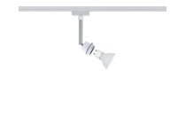 95020 Светильник URail Deco Halo Spot 1x40W GZ10, белый The URail rail luminaire -DecoSystems- is delivered without a lamp shade for the bulbs, meaning the lamp shade must be ordered separately. This way, you can add your very own personal touch to the luminaires. Using additional luminaires from the URail range, you can create your very own individual rail system with a total output of up to 1,000В watt. 950.20 Paulmann