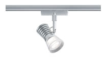 95063 Св-к ULine System L+E Spot Cone 1x5W chr-m The -Cone- LED luminaire was specially designed for the ULine rail system. The design goes perfectly with the delicate appearance of the system and the LED technology emits a warm and cosy light. The luminaire can be combined with other lights for the ULine system, within the maximum capacity of the transformer. 950.63 Paulmann