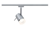 95227 URail Spot Pipe 1x40W GU10 Chr-m Various application areas within a room can be illuminated with the versatile URail 230V rail system. You can align the Pipe spot as you need and illuminate exactly what you want; above all pictures, furniture or other items of decoration are further enhanced by the directed lighting. 952.27 Paulmann