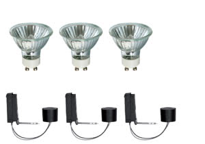 99754 Комплект ламп 2Easy EBL-Basis-Set 3x35W GU10 Why not just design your own personal luminaire? The 2Easy basic set, consisting of 3В xВ 35В watt halogen reflectors, can be combined with all spot sets that are available in our shop under 