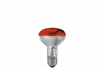 25061 Light bulb, reflector R80 60 W E27, red 230 V