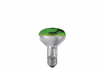 25063 Light bulb, reflector R80 60 W E27, green 230 V