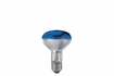 25064 Light bulb, reflector R80 60 W E27, blue 230 V