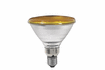 27282 Light bulb, reflector PAR 38 80 W E27, yellow 230 V