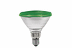 27283 Light bulb, reflector PAR 38 80 W E27, green 230 V