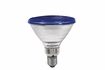 27284 Light bulb, reflector PAR 38 80 W E27, blue 230 V