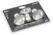 83629 Halogen Reflektorlampe 3x50W GU10 230V 51mm Silber