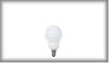 89305 Miniglobe fluocompacte 5W E14 Blanc chaud