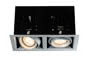 92664 Premium line recessed light set, Cardano LED2 Titanium, 1 pc. set